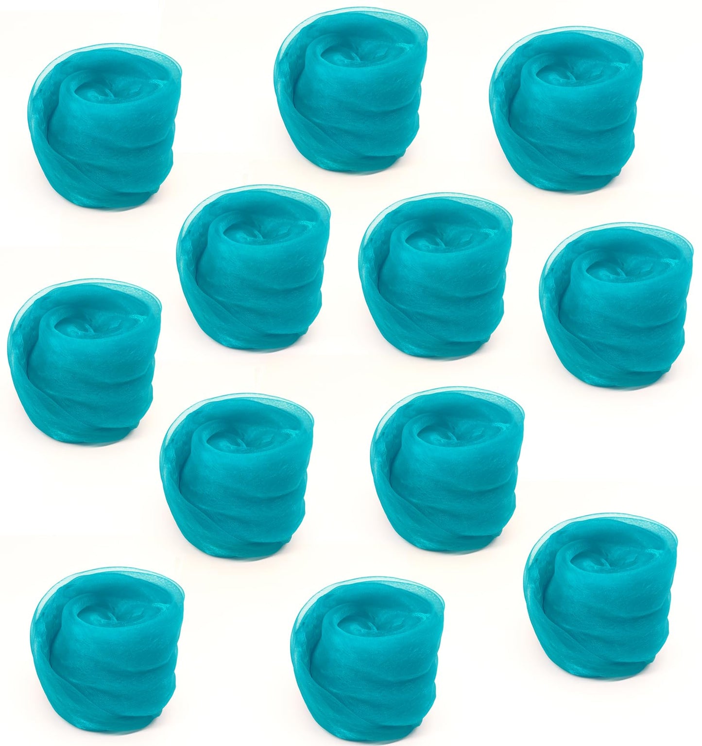 Dance Scarves 12 Pcs Juggling Scarves for Kids Play Silk Scarve for Babies Toddlers Children Movement Learning Education Musical