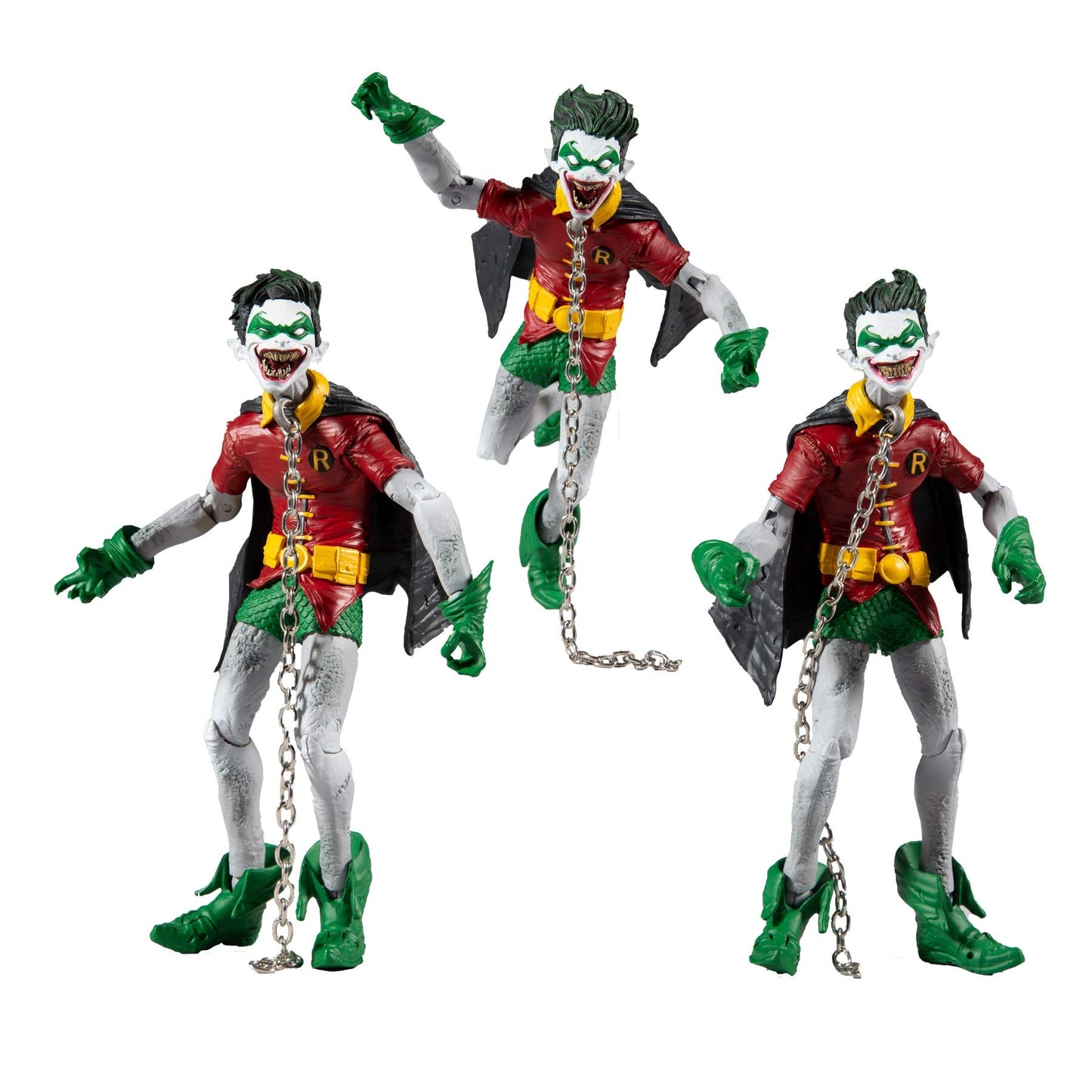 Mcfarlane Toys Dc Multiverse Robin Earth -22 (Dark Nights: Metal) 7' Action Figure With Build-A Parts For 'The Merciless' Figure (15422)