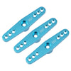 3Pack ShareGoo Aluminum Alloy 25T Servo Horn Double Arm Steering Arms Compatible with Futaba Savox Power HD HSP MG995 Servos Mot
