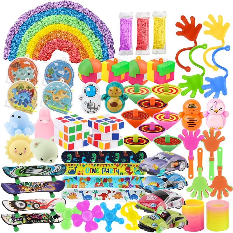 Soi-Meme 60 Pcs Party Favors Carnival Treasure Box Toys Classroom Prizes Small Mini Bulk Gifts Toys Pinata Easter Basket Stuffer