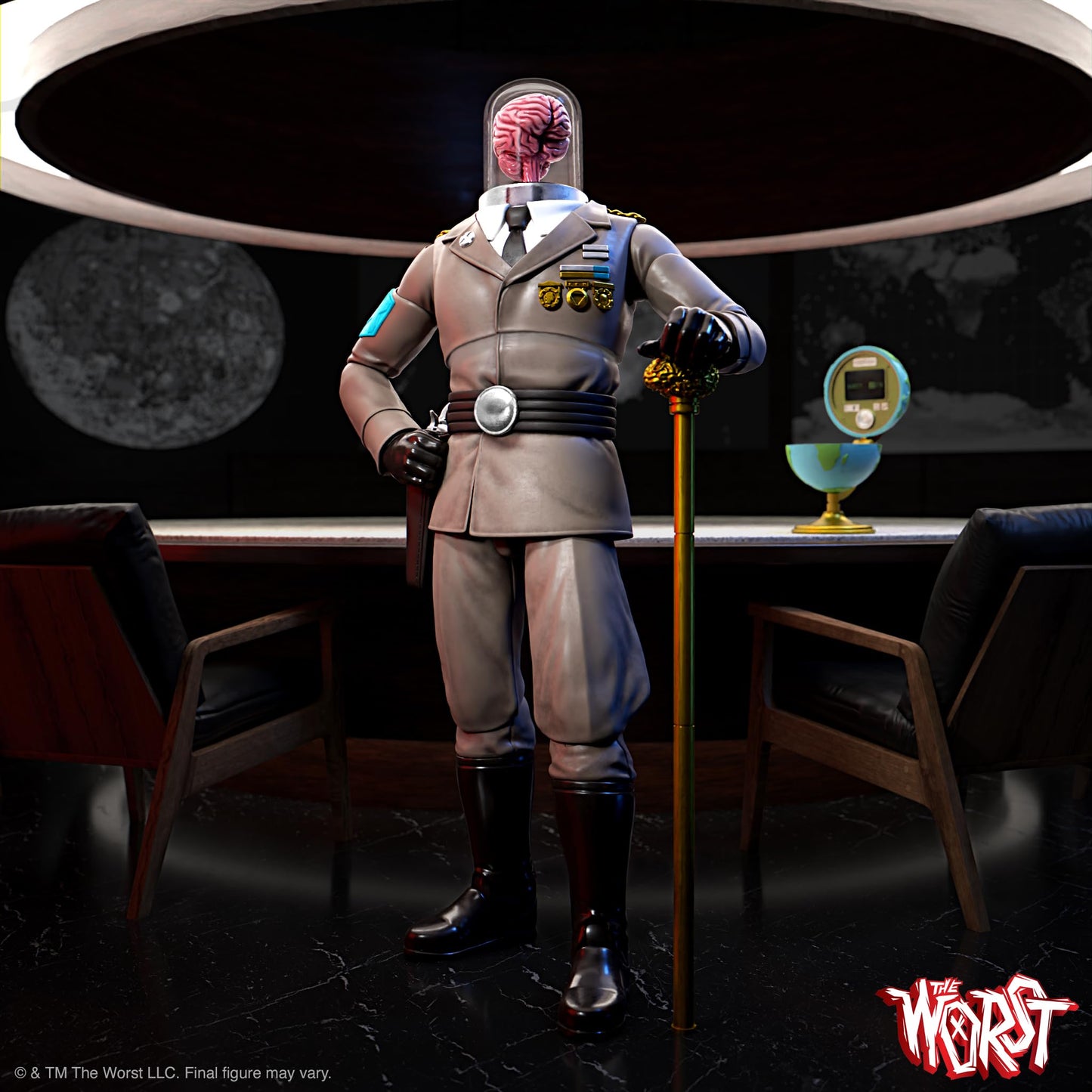 Super7 Ultimates! The Worst Cortex Commander - 7'' The Worst Action Figure With Accessories Collectibles And Retro Toys