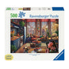 Ravensburger Cozy Boho Studio Puzzle - Large Format 500 Piece Jigsaw | Vibrant, Glare-Free Imagery | Perfect Interlocking Fit | Ideal For Adults And Kids