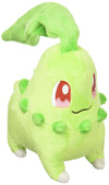 Sanei Pokemon All Star Collection Pp40 Chikorita 6'' Stuffed Plush, Green