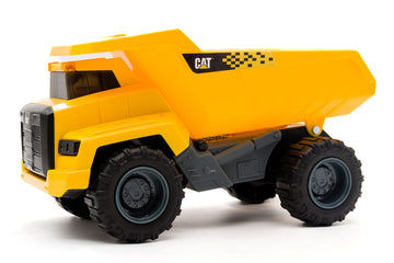 CAT Power Haulers 2.0 Dump Truck - Yellow, Realistic Lights & Sounds, Motion Drive Technology, Model 83354, Plastic Construction Toy