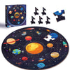 Taozi&Lizhi Solar System Floor Puzzles Kids Ages 3-5, 4-8, Large 48 Pieces Round Space Planets Jigsaw Puzzle Toys, Educational L