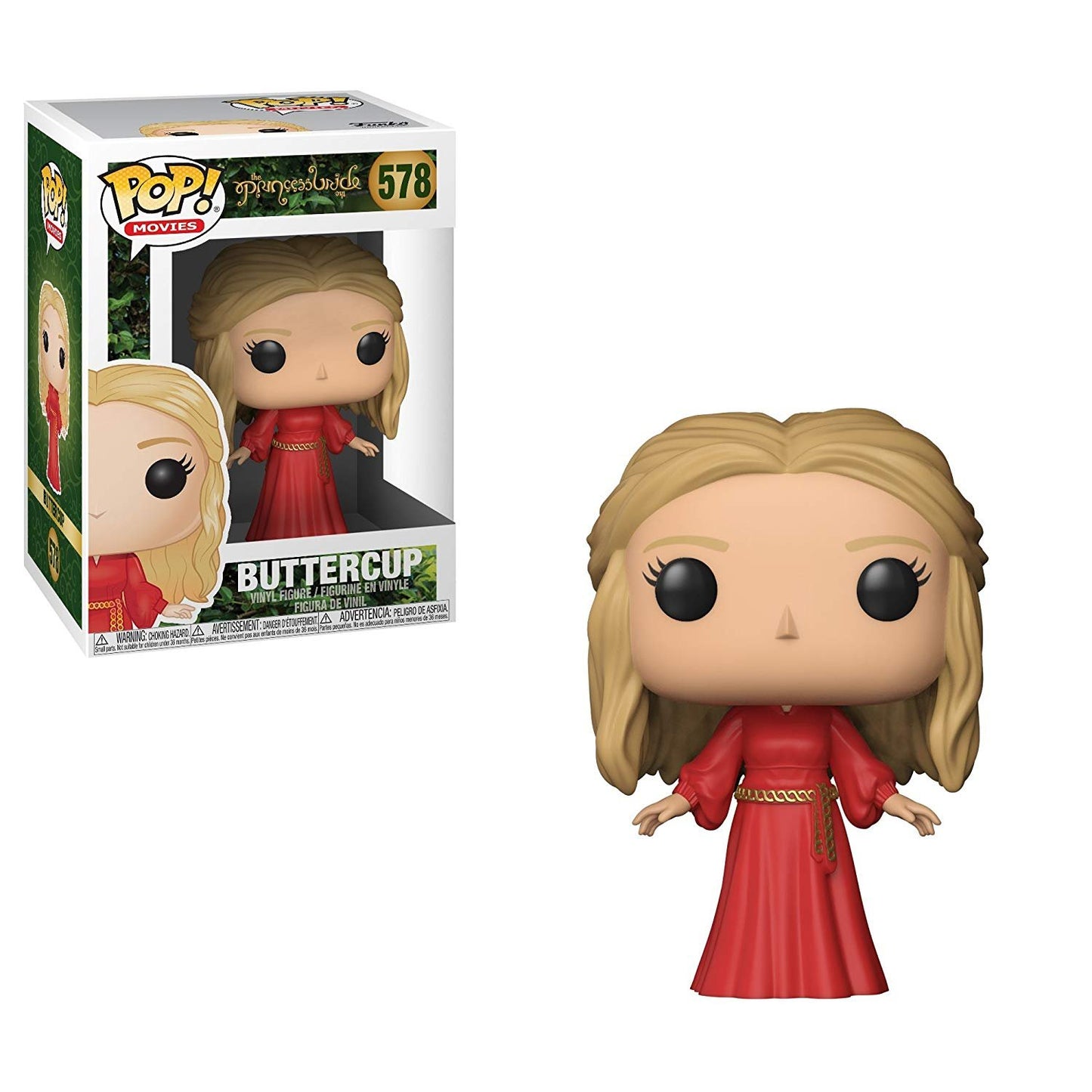 Funko Pop! Movies: The Princess Bride: Inigo Montoya, Westley, And Buttercup Vinyl Figure Set Of 3 Bundle With 3 Popshield Pop B