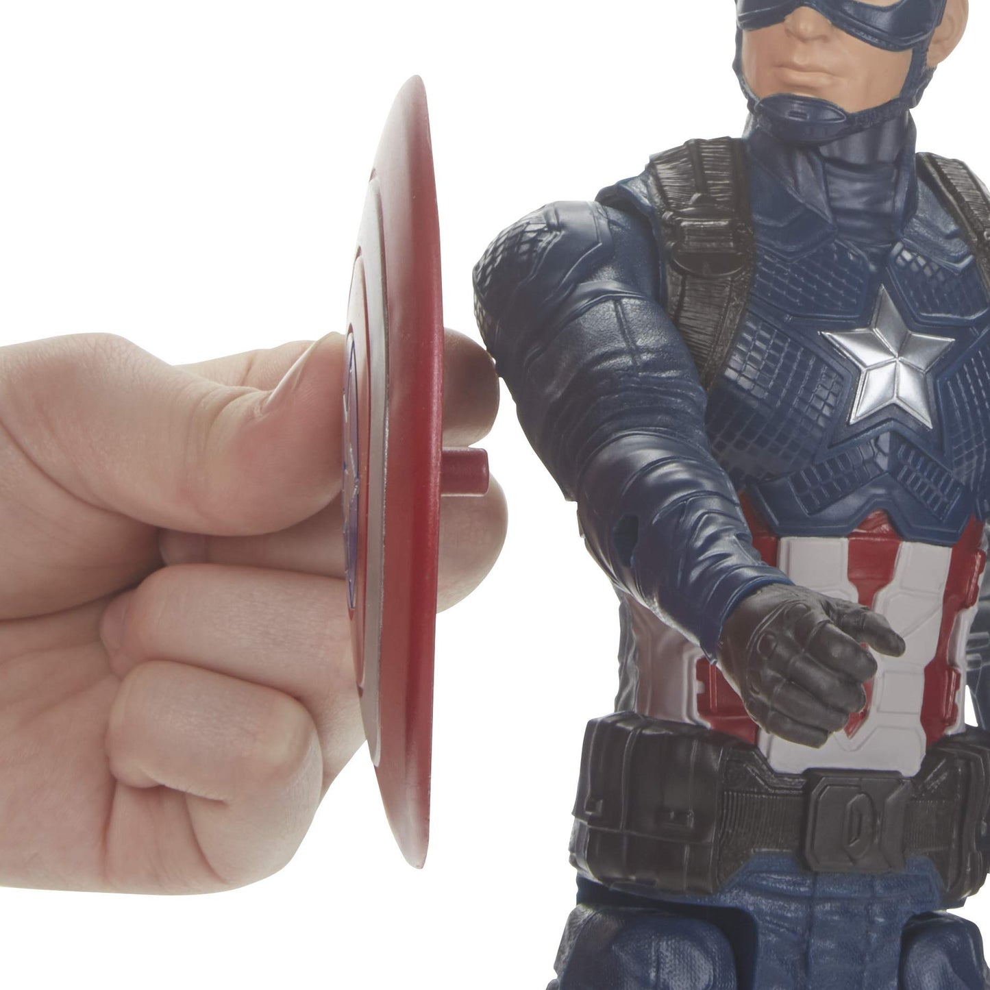 Marvel Avengers: Endgame Titan Hero Series Captain America 12'-Scale Super Hero Action Figure Toy With Titan Hero Power Fx Port