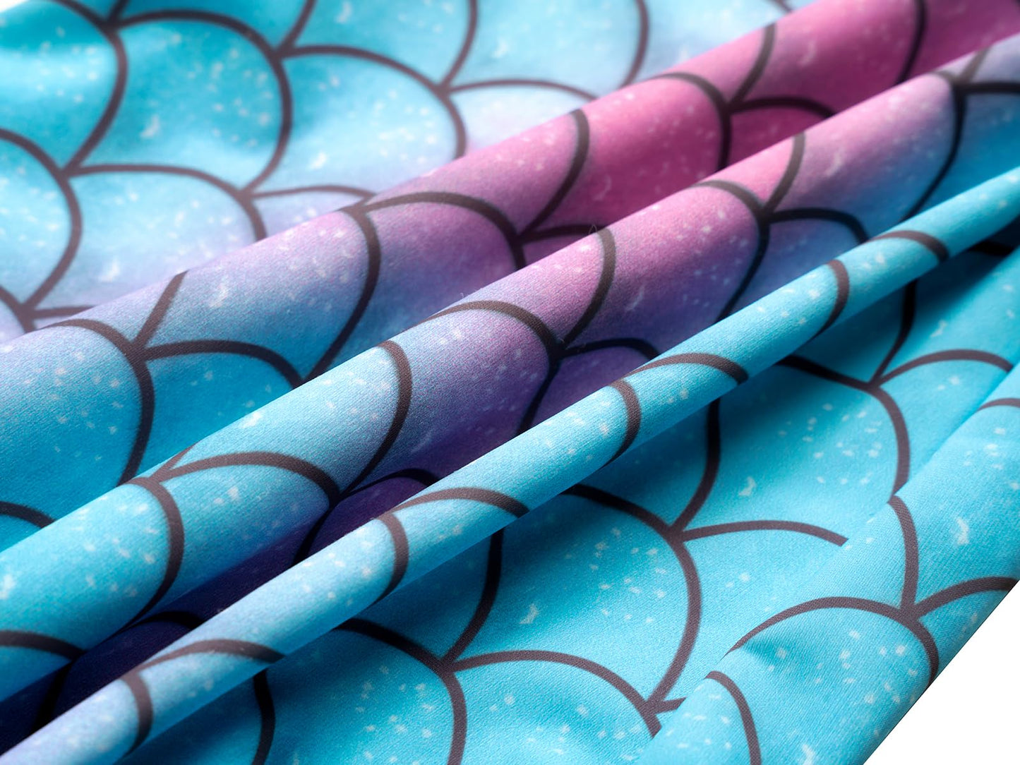 Funna Little Mermaid Costume For Girls Princess Dress Up With Accessories Wig Pink, 10 Years