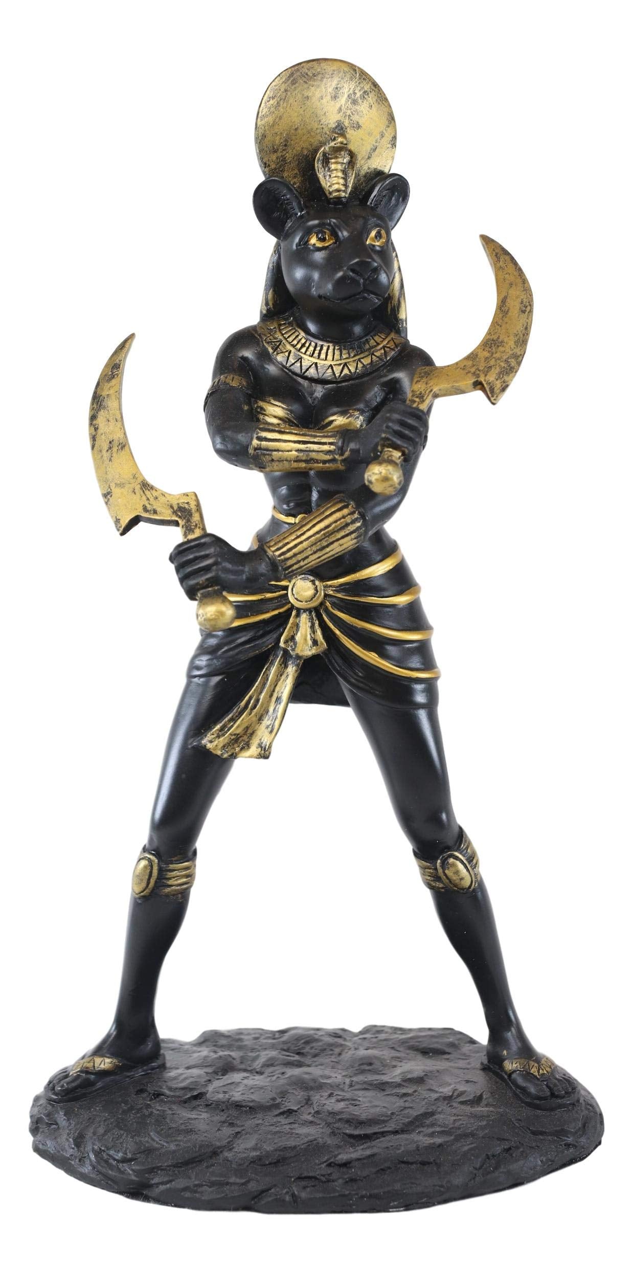 Ebros Gift Classical Egyptian Sun Goddess Sekhmet Figurine 11' H Warrior Huntress Lioness Sachmis Sculpture Gods Of Egypt Deity Of Victory And Healing