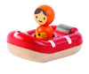 PlanToys Coastguard Bath And Water Play Toy (5668) | Sustainably Made from Rubberwood and Non-Toxic Paints and Dyes | Eco-Friend