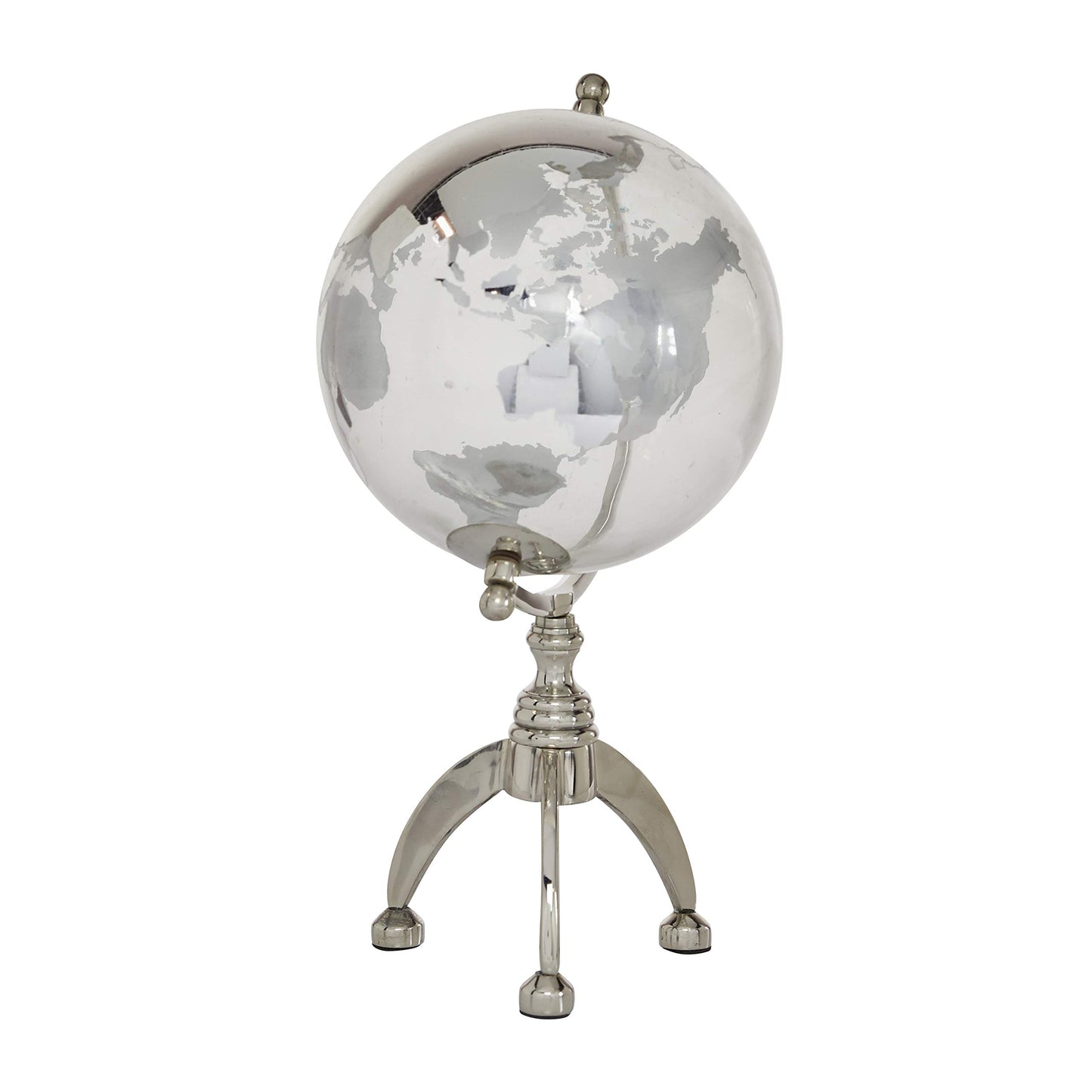 Deco 79 Globe, 15' X 8' X 8', Silver