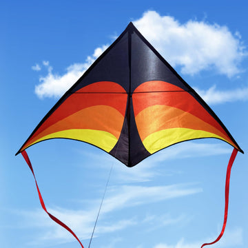 YFAFENGS Large Delta Kite for Kids & Adults - Easy to Fly Outdoor Kites for Beach & Family Fun, Includes Line & Handle, Perfect