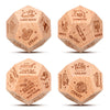 Stocking Stuffers For Women Men Adults, For Women Men, Anniversary Wood Decision Dice Gifts For Couples White Elephant Gifts Val