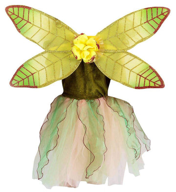 Petitebella Fairy Costume Dress 1-10y (Olive Green, 8-10 Years)
