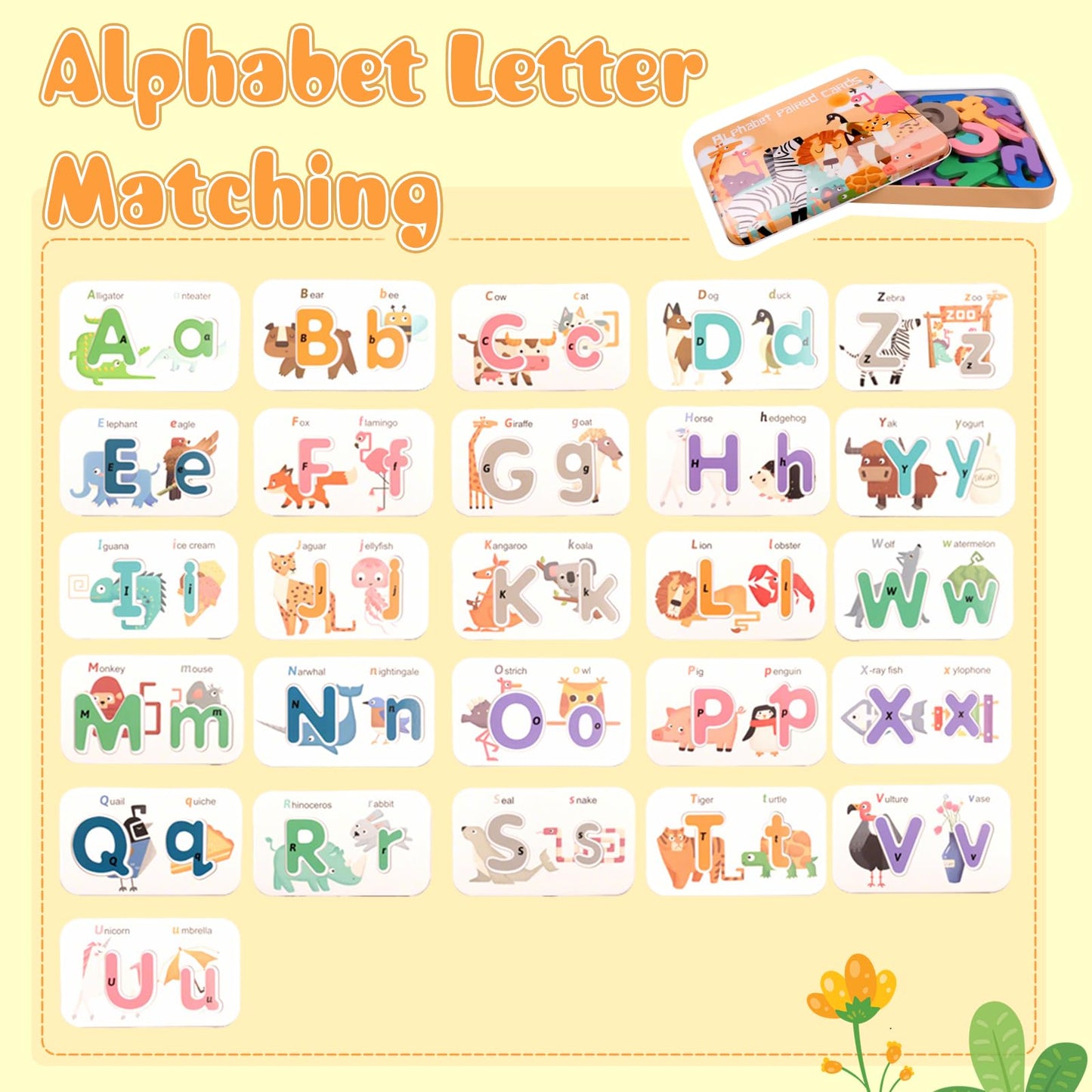 Adena Montessori Number And Alphabet Flash Cards For 3-6 Years Old Toddler,Flash Cards For Montessori Education With Interactive