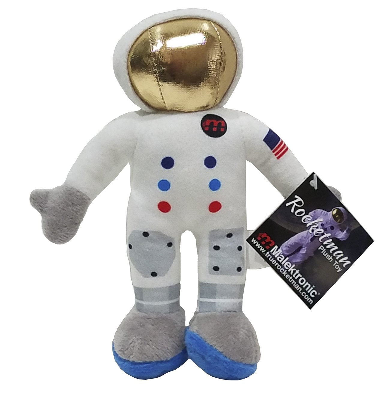 Malektronic Rocketman Soft Plush Toy - 7 Inch Tampa Bay Astronaut As Seen On Tv