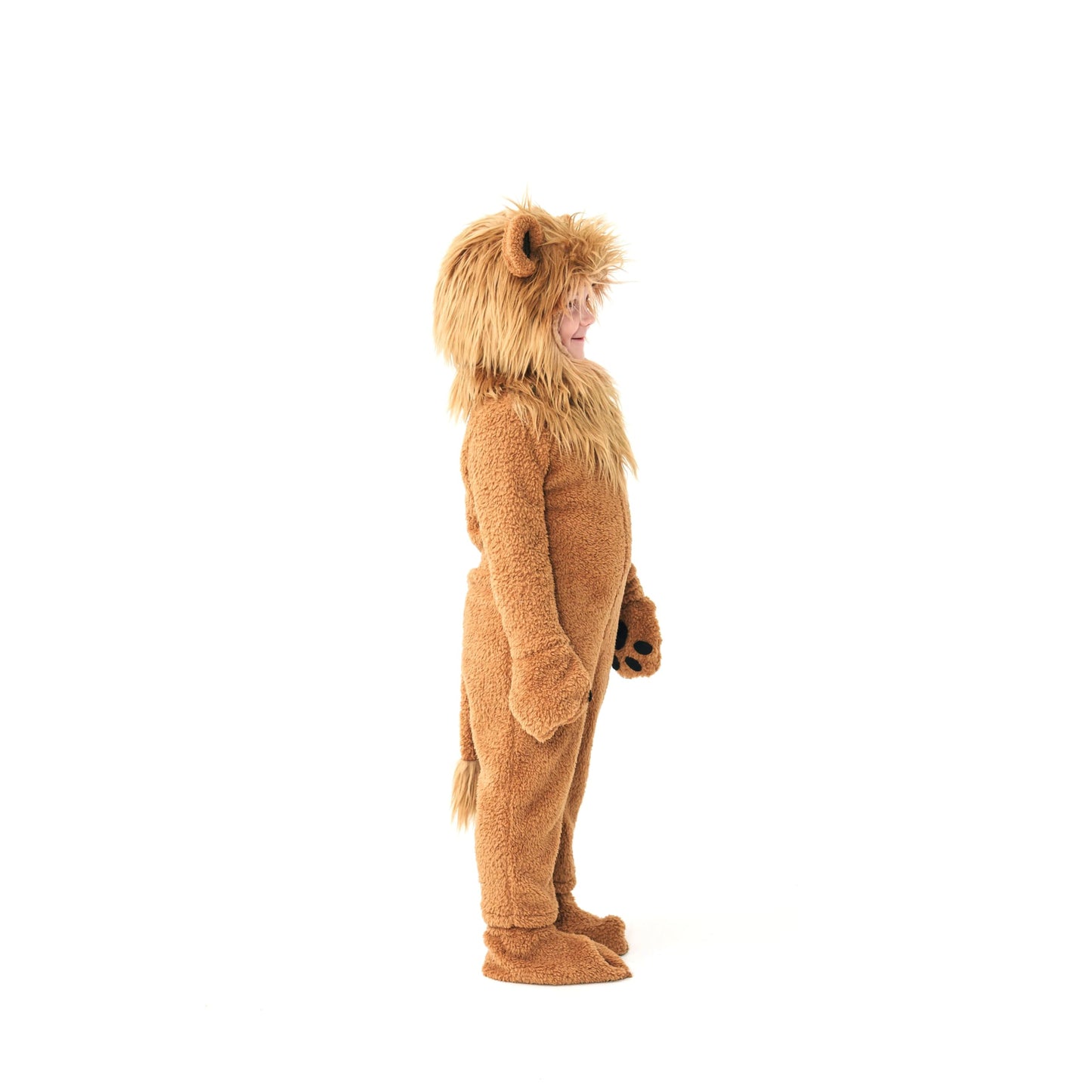 Kosgraiy Lion Costume, Unisex-Kids Animal Onesie Outfit For Halloween And Christmas, S, 4-6 Years