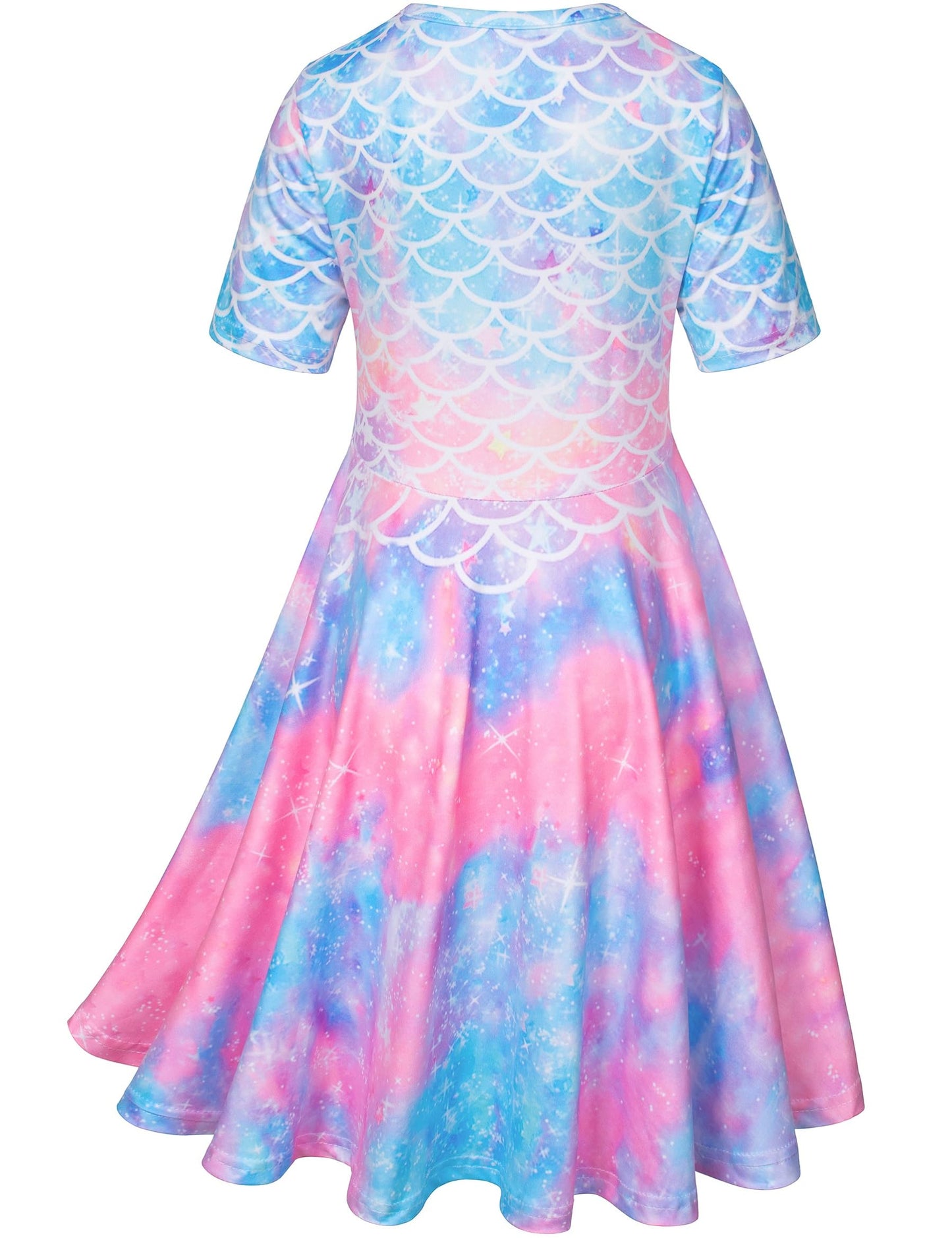 Doll And Girl Matching Nightdress Mermaid Dress Nightgowns Costume For Girl And 18'' American Girl Doll Clothes(3-140)