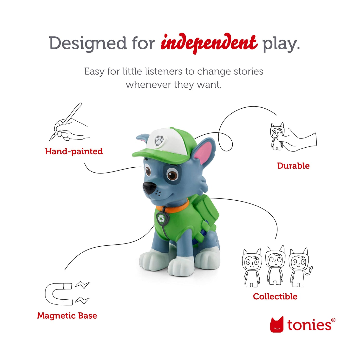 Tonies Rocky Audio Toy Figurine From Paw Patrol