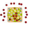 Fat Brain Toys Ladybug's Garden Memory Game, Wooden Matching Game for Kids, Medium, Multicolor, Model TY170