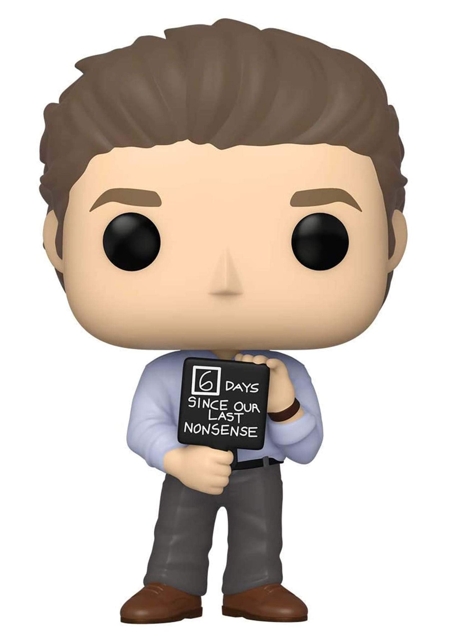 Funko Pop! TV Jim with Nonsense Sign Vinyl Figure - 3.75 inches, Multicolor, Model 51615