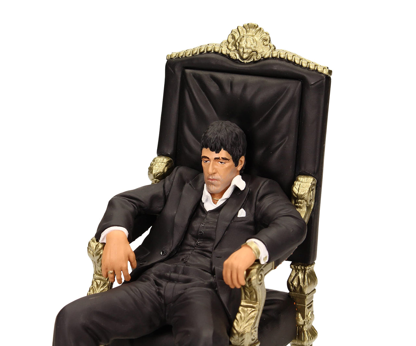 SD TOYS Scarface Tony Montana Throne Figure, 7" Multicolor PVC Model SDTUNI27515
