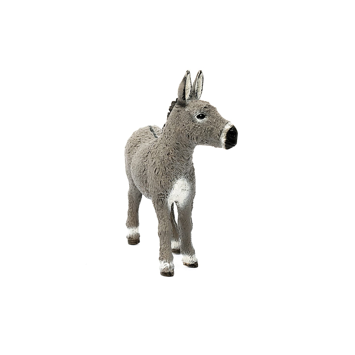 Schleich Farm World Realistic Donkey Animal Figurine - Highly Detailed And Durable Farm Animal Toy, Fun And Educational Play For Boys And Girls, Gift For Kids Ages 3+