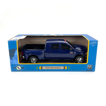 Big Country Toys Realistic Ram 3500 Mega Cab Dually Truck Toy & Trailer Hitch, 1:20 Scale Farm Toys for 3 Year Old Boys