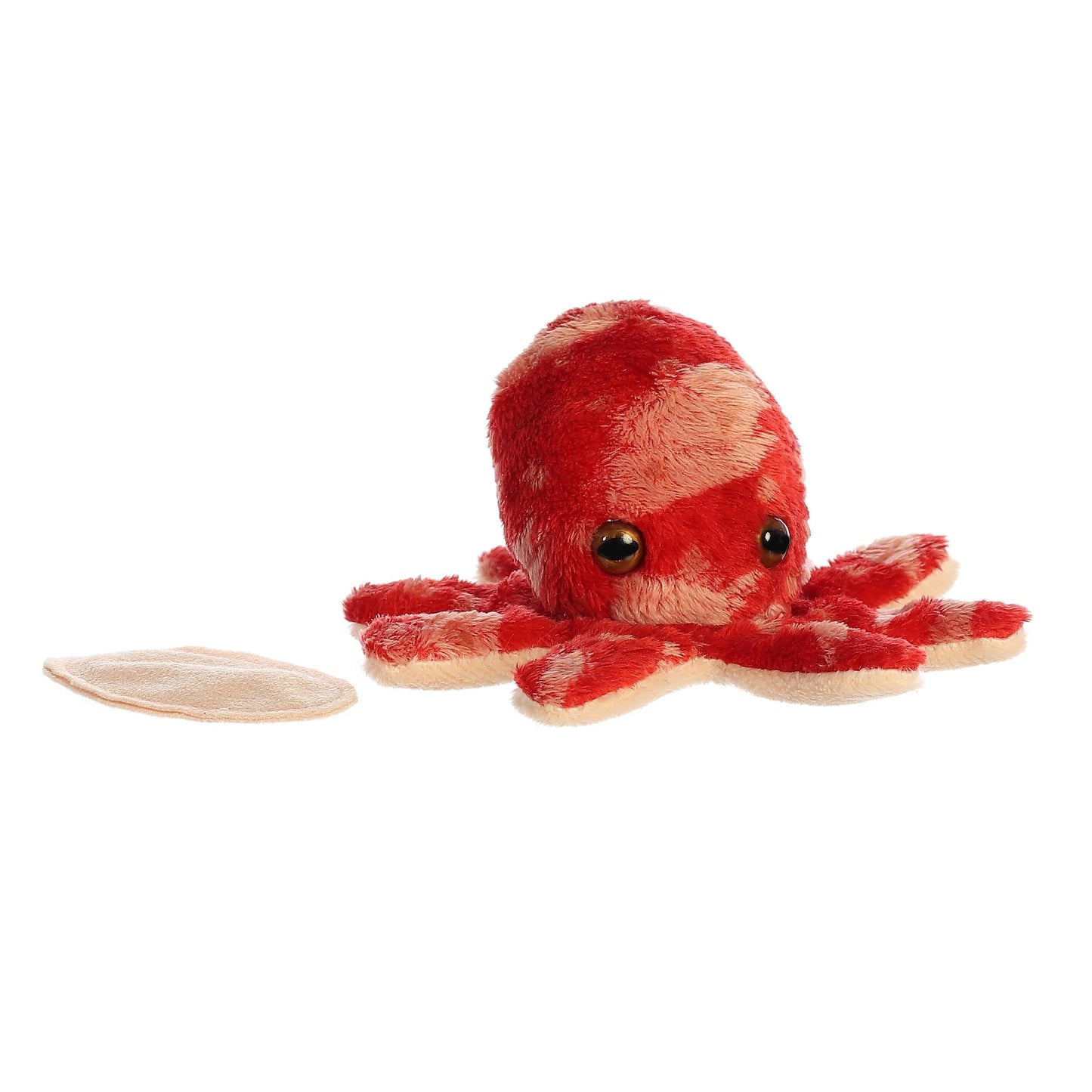 Aurora® Alex Octopus™ Stuffed Animal - Interactive Play - 5 Inch Red - On-The-Go Fun - Model 33407
