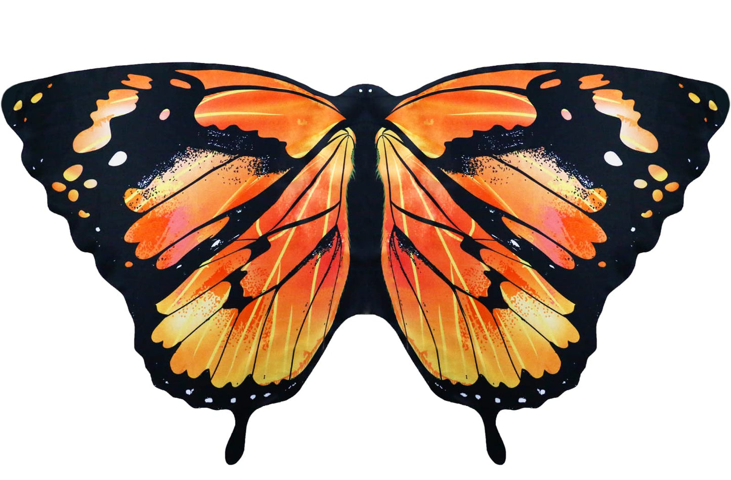 Irolehome Monarch Butterfly-Wings For Kids Girls Princess Dress-Up Fairy Costume For Toddler Big Sister Gifts Dance Party Toy