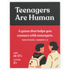 Teenagers Are Human | 140 Conversation Cards To Help You Get To Know Teenagers | Card Game For High School Teenagers | Designed