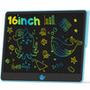 Hockvill Lcd Writing Tablet For Kids 16 Inch, Toys For Girls Boys Drawing Pad For 3 4 5 6 7 8 Year Old Kid, Toddler Magnetic Doodle Board Travel Essentials Christmas Birthday Gift For Children (Blue)