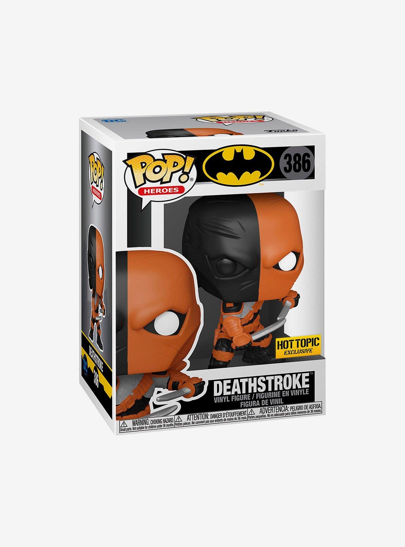 Funko Dc Comics Batman Pop! Heroes Deathstroke Vinyl Figure Hot Topic Exclusive Multi None