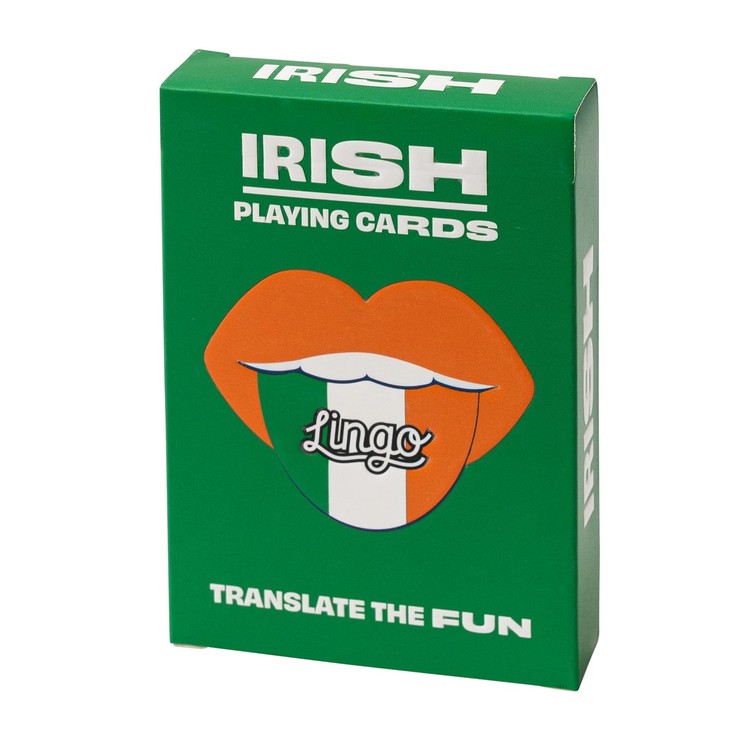 Irish Lingo Playing Cards | Travel Flashcards | Learn Irish Slang Ireland Vocabulary In A Fun & Easy Way | 52 Essential Translations
