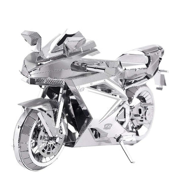Piececool 3D Metal Puzzles For Adults, Diy 3D Motorcycle Model Kits, Brain Teaser Puzzles For Teen Students Men Craft Kits Toys,