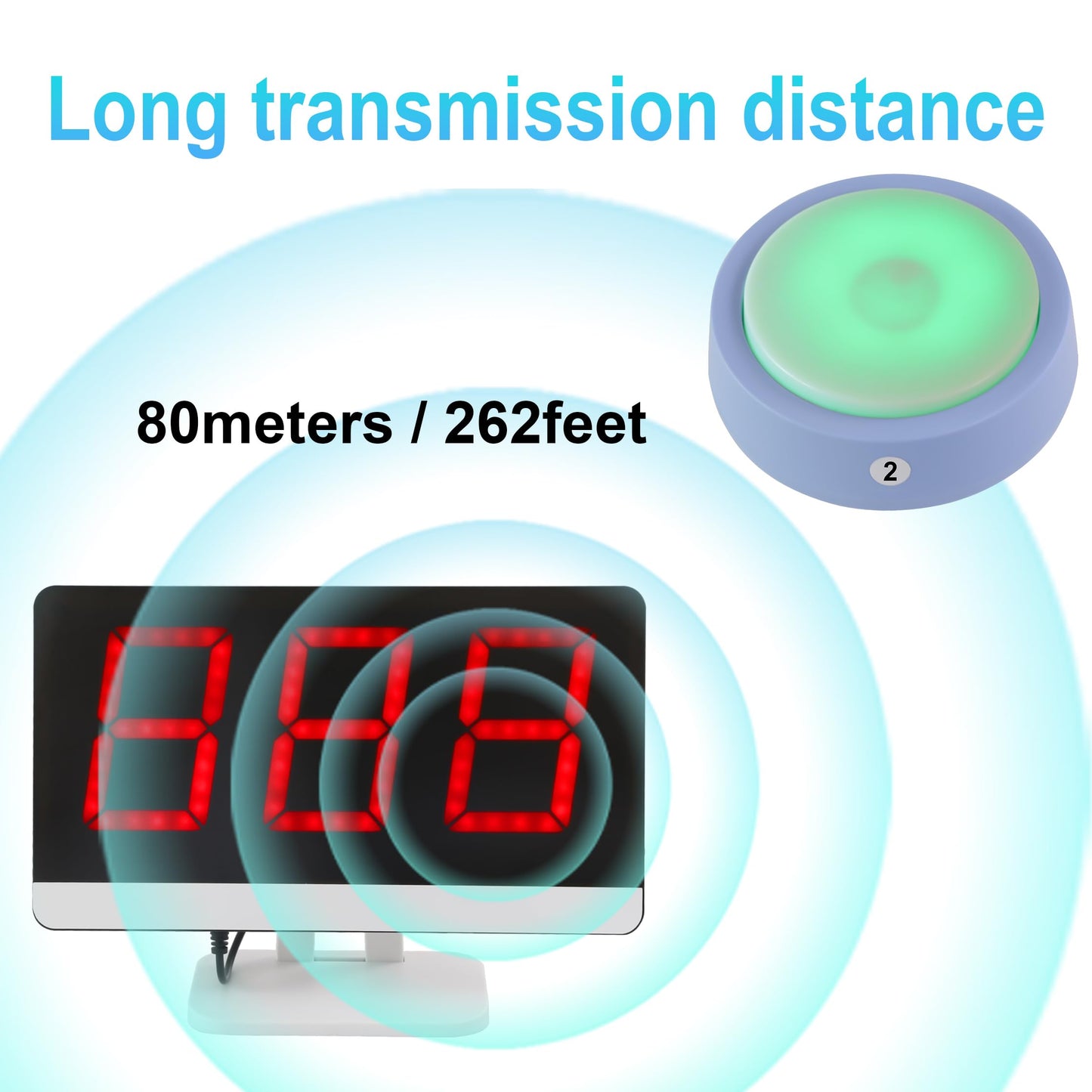 LOUKIENE Wireless Quiz Answer Game Buzzer System Gameplay 262ft for Game Show Family Game Nights Debate Contests in Companies Of
