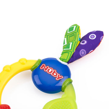 Nuby Wacky Teething Ring, Multicolor (Pack Of 16)