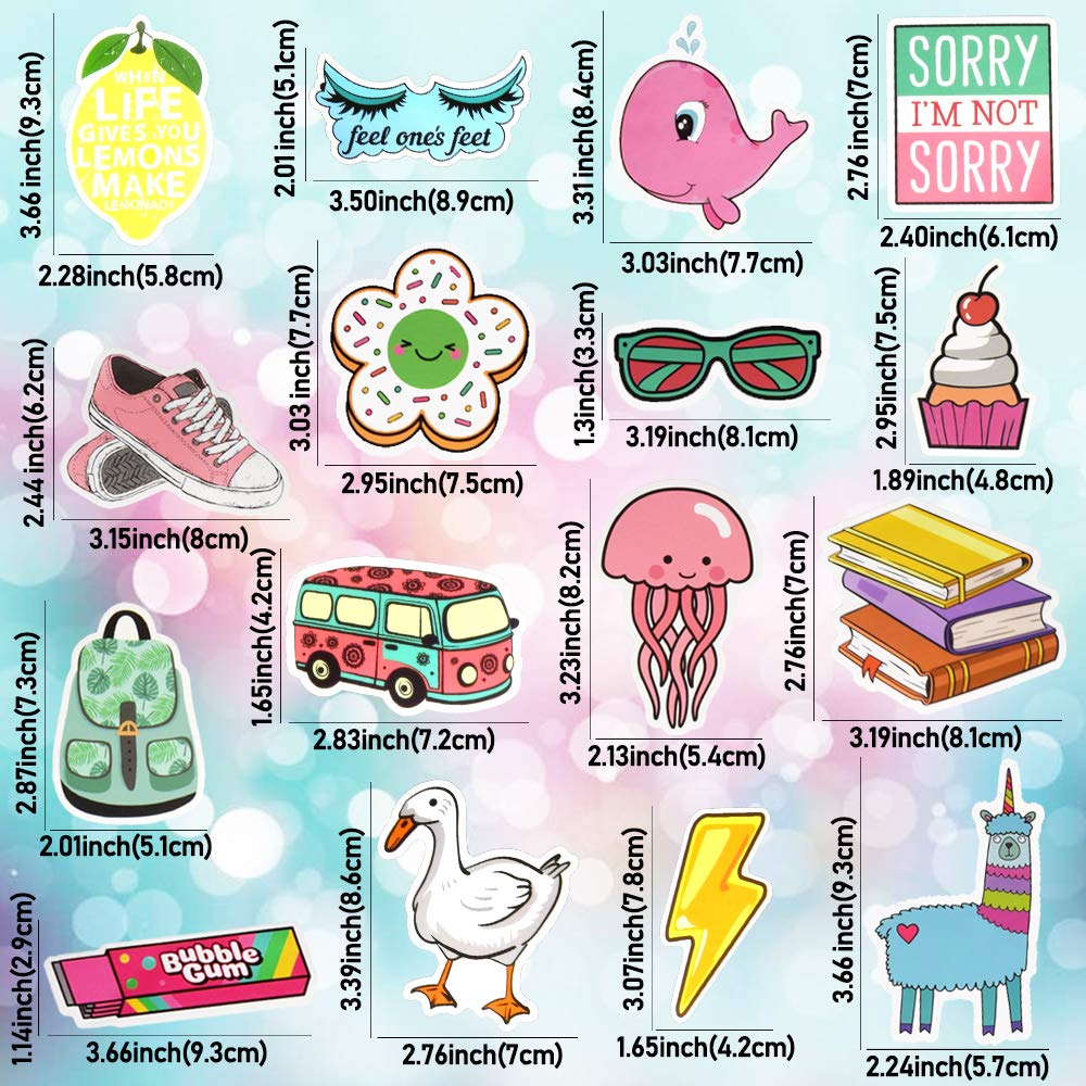 Qtl Vsco Stickers For Hydroflask Cute Stickers For Water Bottles Laptop Stickers For Girls Teens Waterproof Bulk Stickers 150Pcs