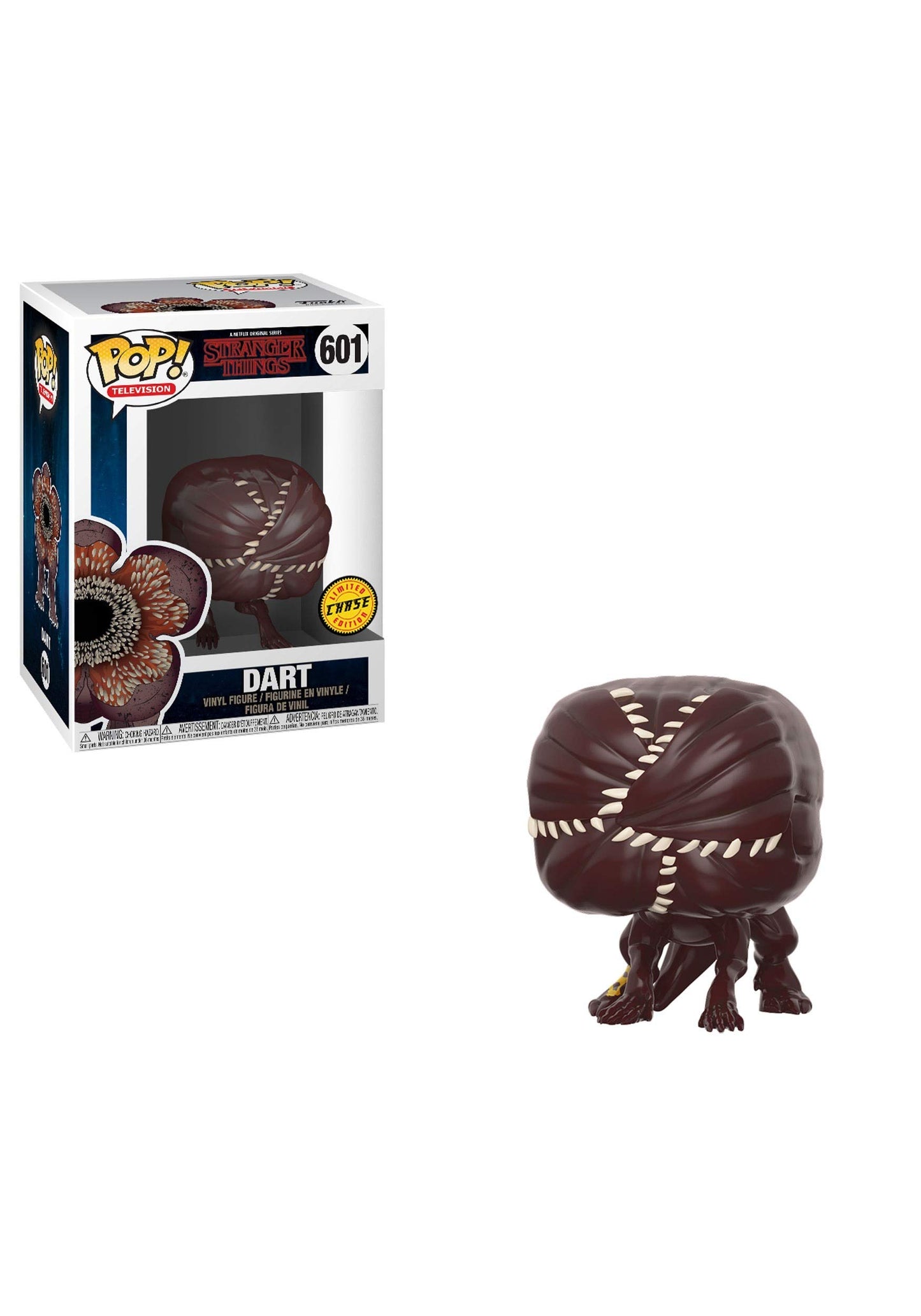 Funko POP! TV Dart Demogorgon Figure - Brown Vinyl Collectible, Standard Size, Model 28632
