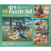 Bits And Pieces - 4-In-1 Multi-Pack - 500 Piece Jigsaw Puzzles For Adults - 500 Pc Puzzle Set Bundle By Artist Bigelow Illustrations - 16' X 20'