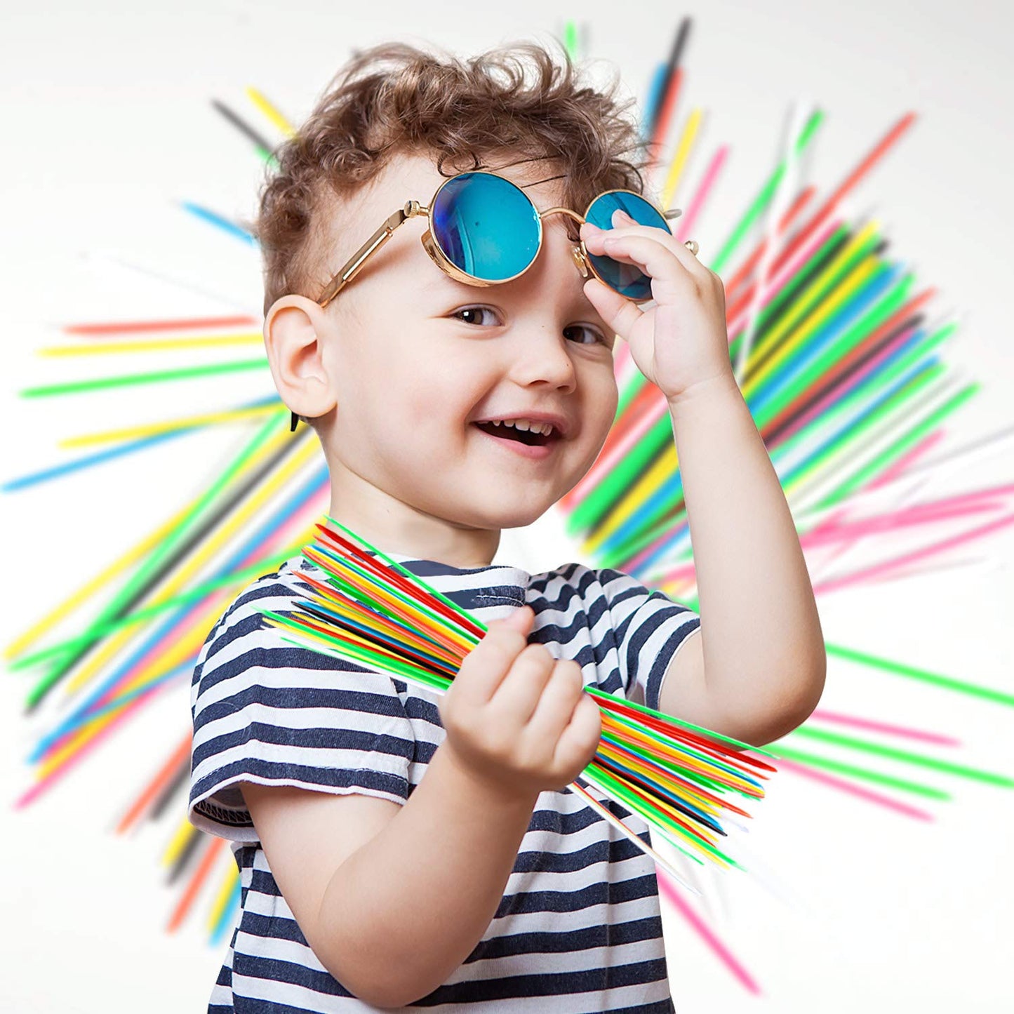 Pick Up Sticks - 240 Pieces Classic Pickup Sticks Retro Toys With 1 Black Bag For Family Fun Game Present