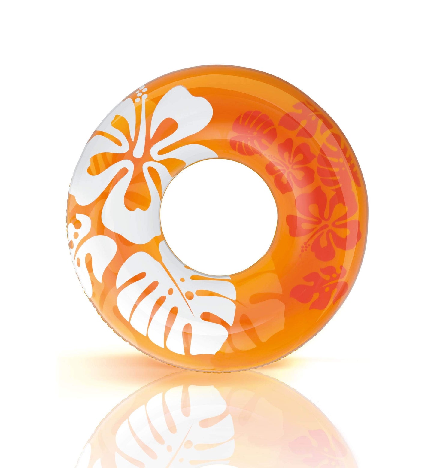 Intex Colorful Transparent Inflatable Swimming Pool Tube Raft (3 Pack) | 59251Ep