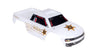 SummitLink Custom Body for 1/10 Scale RC Truck, Police White, 15x6x0.1 inches, Plastic, Model Stampede-2024