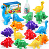 Anzimo Toddler Dinosaur Montessori Toys For 1 2 3 4 Year Old Boy Girl Birthday Gift - Kids Preschool Learning Activities Educati