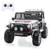 Sehomy 2 Seater Kids Ride On Car Truck With Remote, 12V Battery Powered Electric Car For Kids 3 - Spring Suspension, Led Lights,