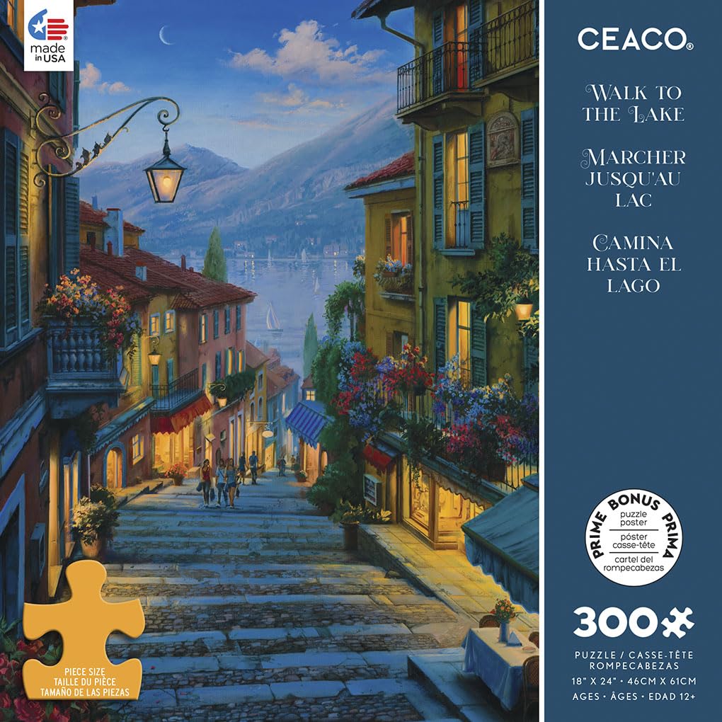Ceaco - Walk To The Lake - 300 Oversized Piece Jigsaw Puzzle