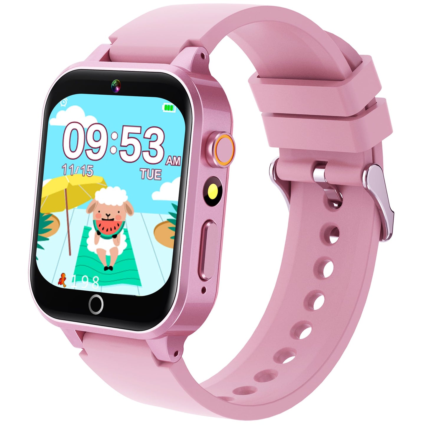 Syeekom Kids Smartwatch For Boys Girls, Smart Watch For Kids 4-12 Years Old, 26 Games Hd Touch Screen, Camera Alarm Clock Music