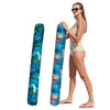 Parentswell 2 Pack Inflatable Pool Noodles, Fabric Covered Swim Noodles Floats Adults Swimming Pool Floats For Summer Beach Trav