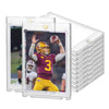 100Pt Magnetic Card Holders For Trading Cards, 18Ct One Card Touch Holder Baseball Card Thick Protectors Hard Plastic Magnetic C