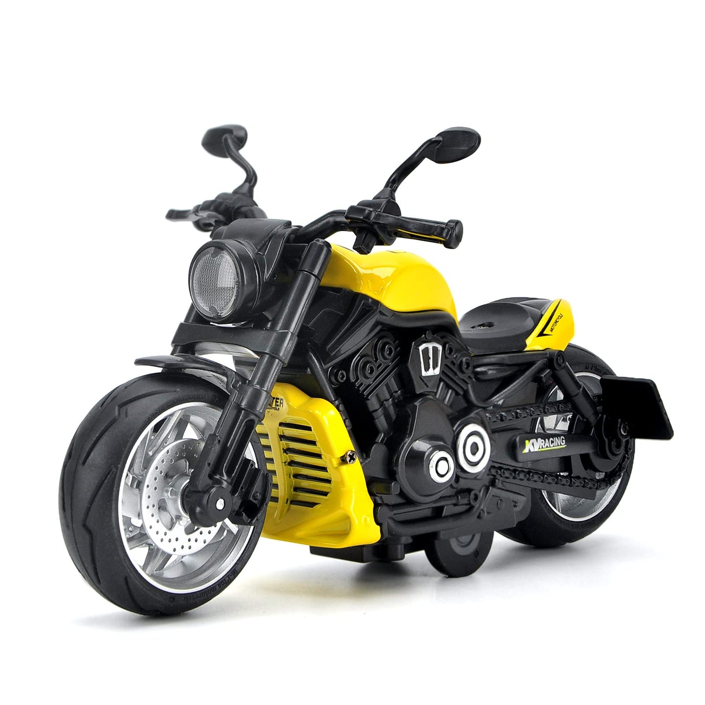 Cyysfivqz Toy Motorcycle,Pull Back Motorcycle Toy With Sounds And Lights,1:12 Alloy Motorcycle Model For Boys,Pull Back Motorcyc